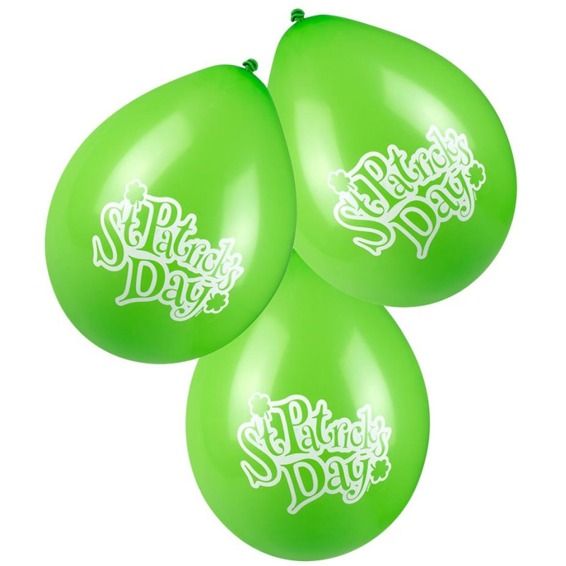 Ballons Saint-Patrick en latex