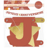 Guirlande anniversaire terracotta