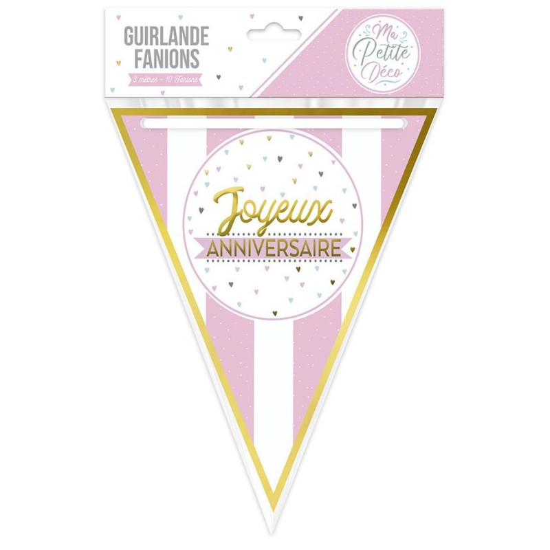 Banderole pour décoration anniversaire fille Banderole pour décoration anniversaire fille