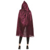 Cape avec capuche pour déguisement Halloween femme