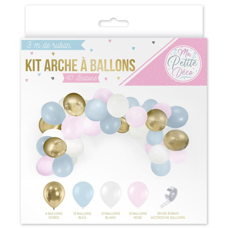 Kit arche ballon pastel