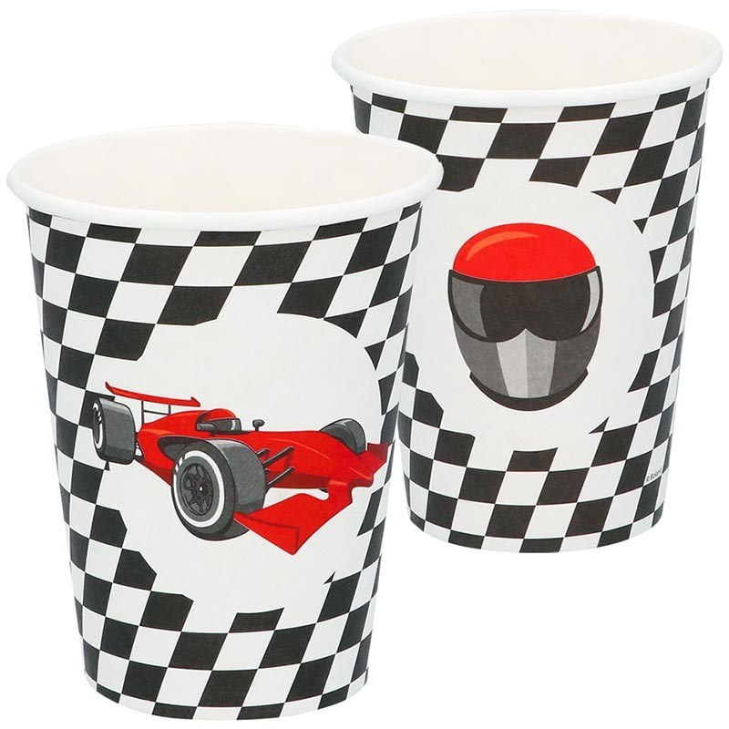 Gobelets d'anniversaire thème voiture