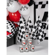 Verres en carton voiture Formule 1 pour anniversaire