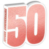 Livre d'or 50 ans rose gold pour anniversaire Livre d'or 50 ans rose gold pour anniversaire