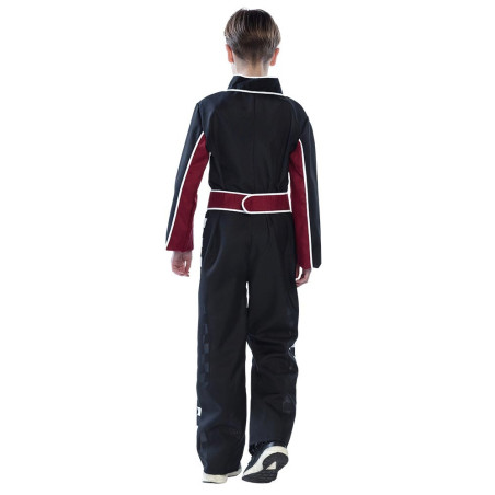 Déguisement pilote de voiture de course pour enfant : combinaison de course rouge, noire et blanche (3-5 ans) - France Déguisement pilote de voiture de course pour enfant : combinaison de course rouge, noire et blanche (3-5 ans) - France