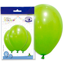 Ballon vert pistache à gonfler air ou hélium