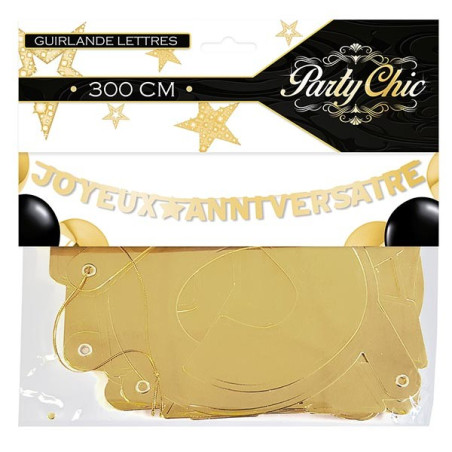 Guirlande Joyeux Anniversaire - 4,5 m - Lion - Jour de Fête - Les Animaux - Top Thèmes
