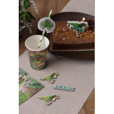 Décoration de table d'anniversaire enfant dinosaure