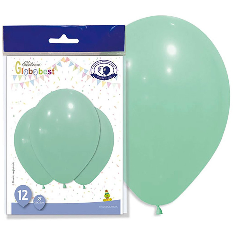 Ballon vert d'eau pastel