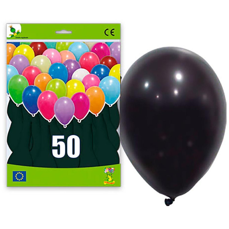 Ballon de baudruche noir