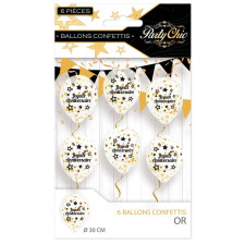 Anniversaire ballon confettis