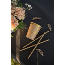 Décoration de table d'anniversaire nature kraft