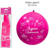Ballon anniversaire géant rose Ballon anniversaire géant rose
