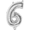 Ballon en forme de chiffre 6 Ballon en forme de chiffre 6