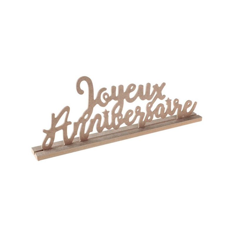 Déco anniversaire nature et bois