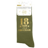 Chaussette 18 ans homme pour cadeau d'anniversaire