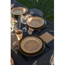 Déco de table anniversaire nature