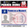 Permis 18 ans pour anniversaire garçon