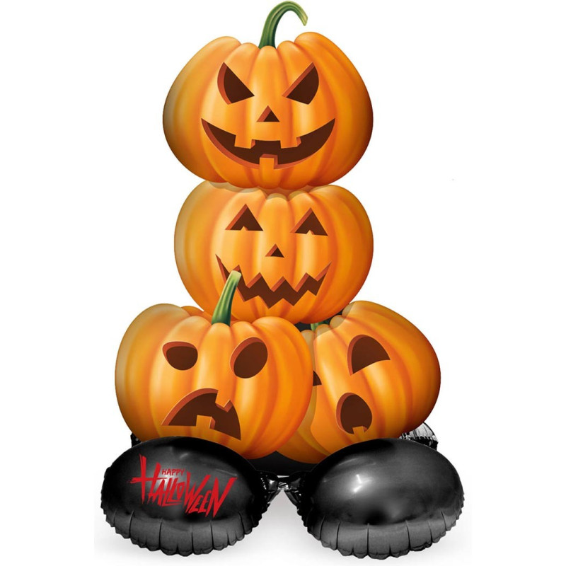 Ballon Halloween en forme de citrouilles