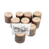 Marque-place rondin de bois