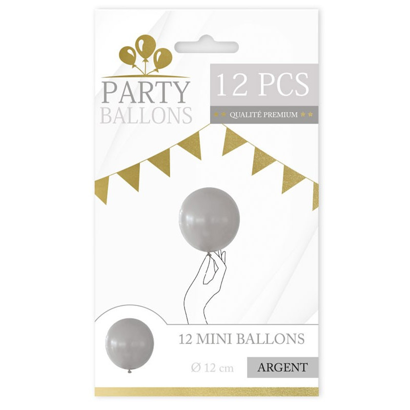 Mini ballon argenté