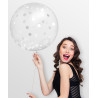 Ballon confettis géant blanc