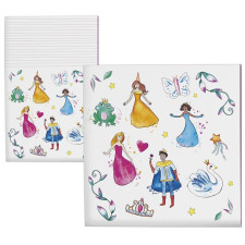 Serviettes princesses en papier