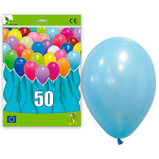 Paquet de 50 ballons bleu ciel