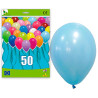 Paquet de 50 ballons bleu ciel