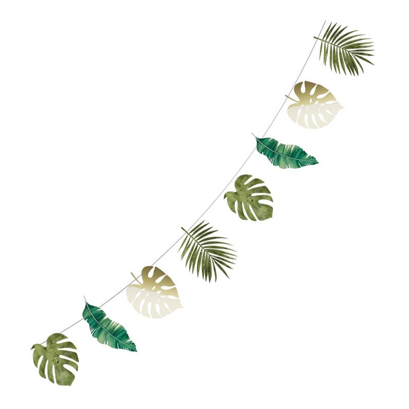 Guirlande feuilles tropicales Guirlande feuilles tropicales