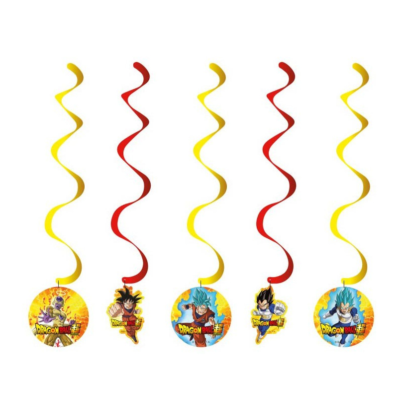 Suspensions Dragon Ball Z pour décoration anniversaire Suspensions Dragon Ball Z pour décoration anniversaire