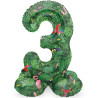 Ballon chiffre 3 tropical Ballon chiffre 3 tropical
