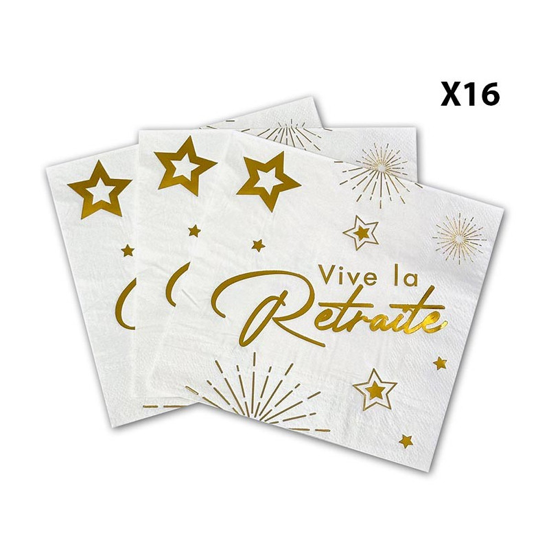 Serviette de table retraite