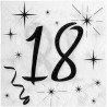 Serviettes 18 ans en papier