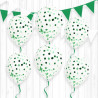 Ballon vert avec confettis
