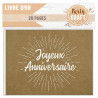 Livre d'or kraft anniversaire