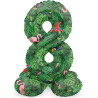 Ballon chiffre 8 tropical Ballon chiffre 8 tropical
