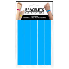 Bracelet évènementiel bleu
