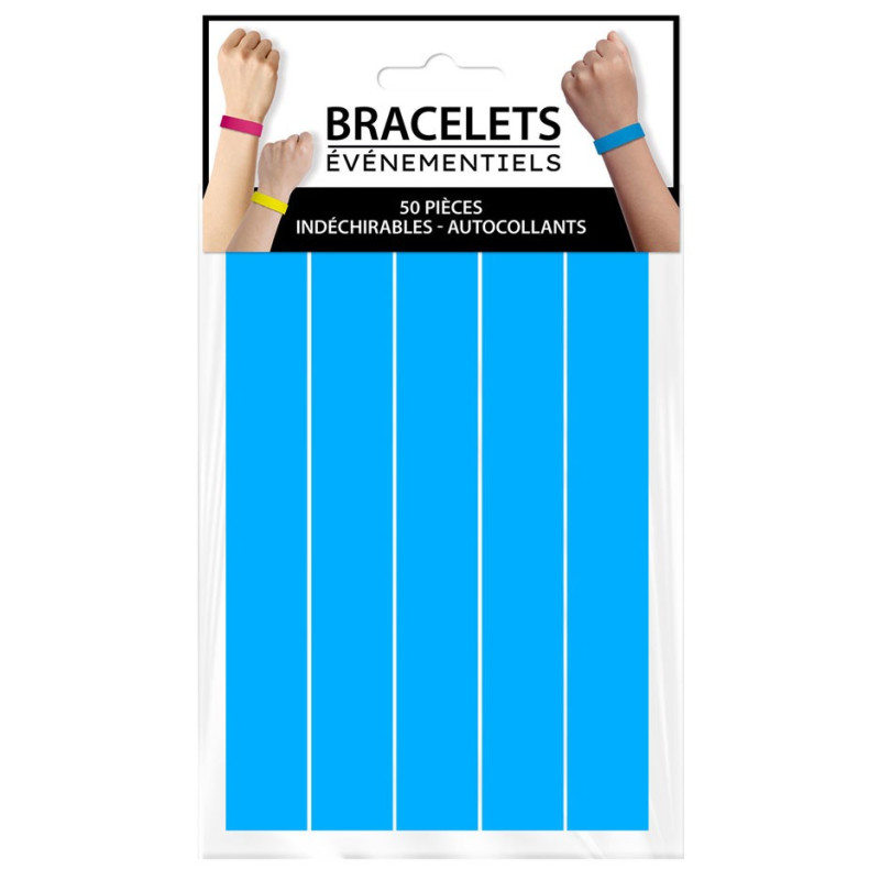 Bracelet évènementiel bleu Bracelet évènementiel bleu