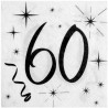Serviettes pour anniversaire 60 ans Serviettes pour anniversaire 60 ans