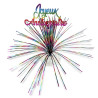 Centre de table joyeux anniversaire multicolore Centre de table joyeux anniversaire multicolore