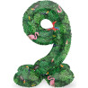 Ballon chiffre 9 tropical