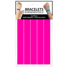 Bracelets soirée roses