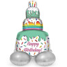 Ballon gâteau anniversaire Ballon gâteau anniversaire
