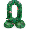 Ballon chiffre 0 tropical
