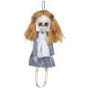 Poupée squelette à accrocher pour déco Halloween