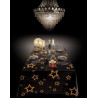 Nappe noire et or Nappe noire et or