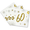 Serviette 60 ans