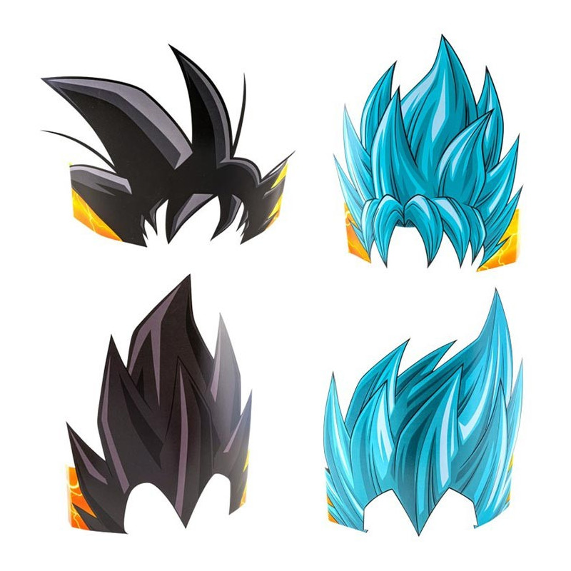 Coiffes Dragon Ball Z enfant pour anniversaire