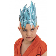 Coiffe Goku cheveux bleus Dragon Ball Super